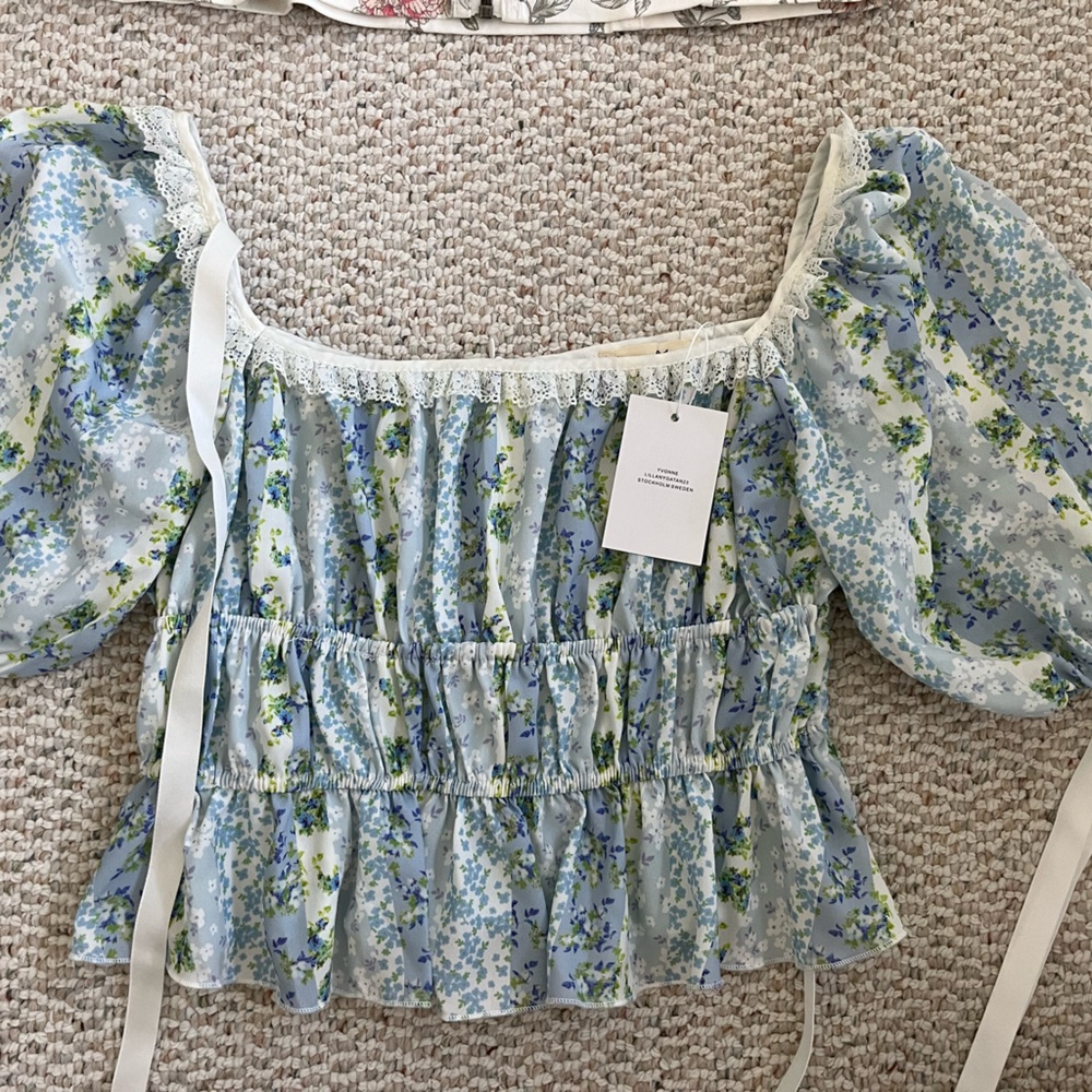 Yvonne and Love Floral Top